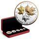 2016 Silver Maple Leaf Fractional Coin Set 5pc Canada 1.9 Oz 9999 Fine Rose Gold