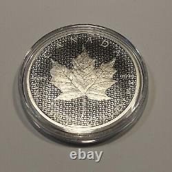 2017 2 oz. Iconic Maple Leaf Canada 150th Birthday $10 Pure Silver Coin