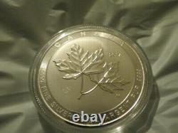 2017 $50 Fine 10 tr oz Silver Coin Magnificent Maple Leaves Leaf Canada