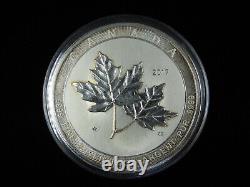2017 $50 Fine 10 tr oz Silver Coin Magnificent Maple Leaves Leaf Canada 9999 Ag