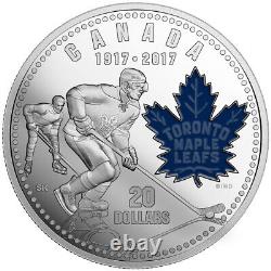 2017 Canada $20 Fine Silver Coin 100th Anniversary of the Toronto Maple Leafs