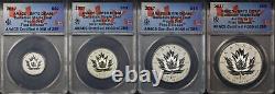 2017 Canada $2-$5 Silver Maple Leaf 4 Coin Set ANACS RP-70 DCAM First Release
