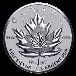 2017 Canadian Silver Maple Leaf Fractional Coin Set Celebrate the Maple Leaf