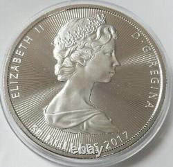 2017 Silver Canada $50 Niagara Falls Couple 10 Oz Maple Leaf Coin In Capsule