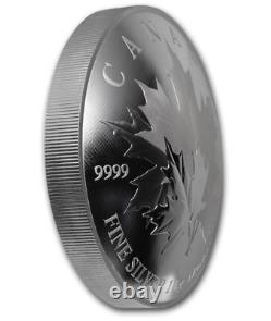 2018 Canada $250 Maple Leaf Forever 9999 Silver 1 Kilo Curved Coin withOGP and COA