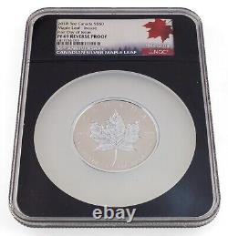 2018 Canada 3 Oz. S$50 Silver Maple Leaf Incuse NGC PF69 Reverse Proof FDOI