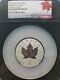 2018 Canada 3oz Silver Incuse Maple Leaf Pf70 First Day Of Issue Reverse Proof