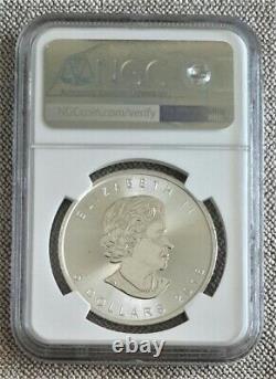 2018 Canada $5. Silver Maple Leaf NGC MS69