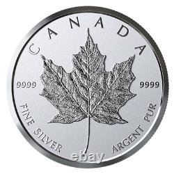 2018 Canada Gift 7-Coin Set, 99.99% Silver 2 faced Maple Leaf Bullion, 2018