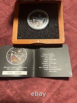 2018 Canada Grim Reaper Death Maple Leaf Armageddon -1 Oz Silver Colored Coin