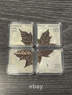 2018 Canadian Fine Silver Maple Leaf Quartet
