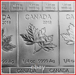 2018 Royal Canadian Mint Maple Flex 2oz. 9999 Silver Bar