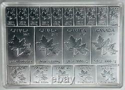 2018 Royal Canadian Mint Silver Maple Flex Bar 2 oz Total