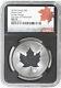 2018 Silver Canada Maple Leaf Incuse Ms70 30th Anniv First Day Of Production
