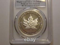 2019 2 Nations Canada Set Silver Eagle Maple Leaf Pcgs Rv Pr70 First Day Box/coa