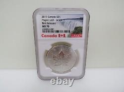 2019 Canada Silver $5 Maple Leaf Incuse First Releases Ngc Ms70