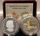 2019 Iconic Piedfort $25 1oz Silver Proof Goldplated Coin Canada Loon Maple Leaf