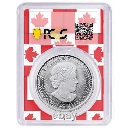 2019 Modified Proof $5 Silver Canadian Maple Leaf PCGS PR70 FDOI Pride of Two Na