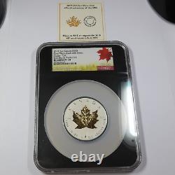 2019 NCG PF70 Reverse Proof CANADA 3 oz Silver Maple 40th Anniv Coin 46484V