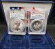 2019 Pride Of Two Nations Proof 2 Coin Set-pcgs Reverse Pr70 Eagle & Pr70 Maple