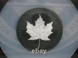 2020 $50 Canada 3oz Silver Maple Leaf INCUSE Rhodium SML NGC PF70 FDOI #214RW