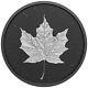 2020 Canada $50 Rhodium Plated 3 Oz Silver Maple Leaf Double Incuse Both Sides