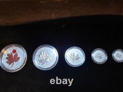 2020 O Canada Silver Maple Leaf Fractional Set