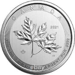 2021 10 oz Canadian Silver Magnificent Maple Leaf Coin SEE DESCRIPTION SEALED