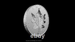 2021 Canada 1 Kilogram Pure Silver Coin Super Incuse Silver Maple Leaf