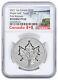2021 Canada 1 Oz Silver Maple Leaf Super Incuse Reverse Pf $20 Coin Ngc Pf69 Fr