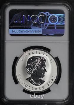 2021 Canada $20 Silver Maple Leaf Super Incuse NGC RP-70 First Release