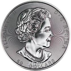 2021 Canada $50 Magnificent Maple Leaf 10 oz. 999 Fine Silver Coin