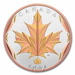 2021 Canada 5 oz Silver Maple Leaves in Motion SKU#227572