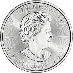 2021 Canada Silver Maple Leaf 1 oz $5 1 Roll Twenty-five 25 BU Coins