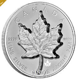 2021 Canada Super Incuse Maple Leaf SML 25th Privy 1oz Pure Silver Coin