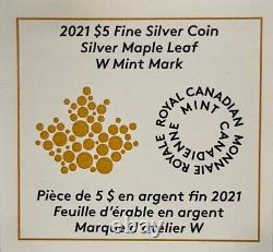 2021-W $5 Canada BURNISHED TAILORED Maple Leaf 1 Oz NGC SP70 FR Taylor
