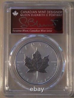 2021-W $5 Canada Silver Maple Leaf SP70 PCGS Tailored Specimen S Blunt