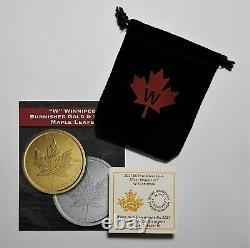 2021 W $5 Canada Tailored Specimen Maple Leaf? NGC SP 70 Black Holder
