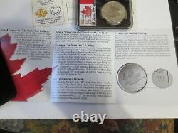 2021 W Canada 1 OZ. Silver Maple Leaf FIRST DAY OF ISSUE Tailored SP 70 Signed