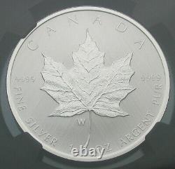 2021 W Canada $5 1oz Silver Maple Leaf NGC SP 70 First Rel. Taylor with pouch, COA