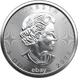 2022 1 oz Canadian Silver Maple Leaf Tube (25 Coins, BU)