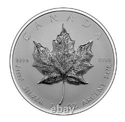2022 Canada 1 oz. Fine Silver Coin Ultra-High Relief Silver Maple Leaf $20