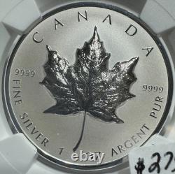 2022 Canada $20 Dollar 1 Oz Silver Maple Leaf Ultra High Relief Ngc Pf 70
