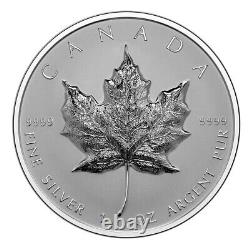 2022 Canada Maple Leaf 1 Oz Silver Ultra High Relief Reverse Proof Coin JN524