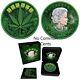 2022 Canada Maple Leaf Cannabis Queen Cyber Green Edition 1 Oz Silver Coin