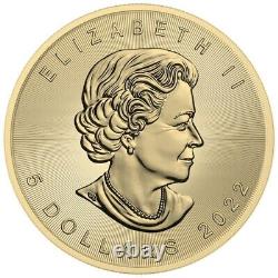 2022 Canada Maple Leaf Murano Glass Grasshopper Coin Colorized 1 oz. 999 Silver