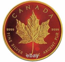 2022 Canada Maple Leaf coin five dollars 1 Oz 9999 Fine Silver Coin UNC