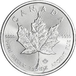 2022 Canada Silver Maple Leaf 1 oz $5 BU Sealed 500 Coin Monster Box