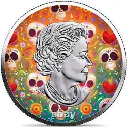 2022 Germania Dia De Muertos 3 x 1oz Silver Coin Set Ennobled Day of the Dead