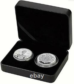 2022 Great Britain £2 Canada $20 QEII PLATINUM JUBILEE 2 Coin Set NGC PF70 FR